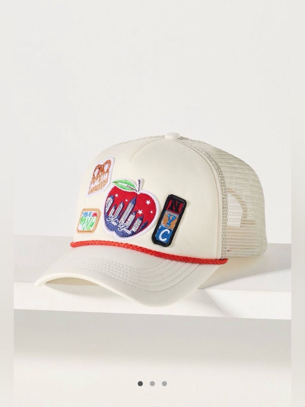 Anthropologie Travel Trucker Hat - New York